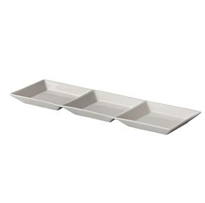 Square Dreigeteilter Unterteller  10 x 31,5 cm
