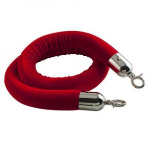 Absperrkordel rot 1,5 m.