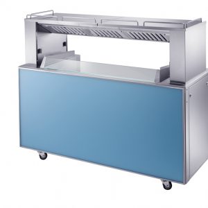 Front Cooking Blanco 380V inkl. 3 Elemente