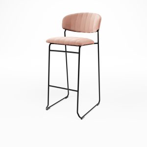 Barstuhl Bliss Rosa