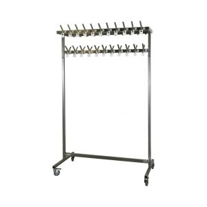 Garderobengestell mit 88 Haken
