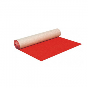 Roter Teppich 200 cm breit