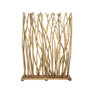 Deko-Teak Trennwand 120 cm breit 120 cm hoch