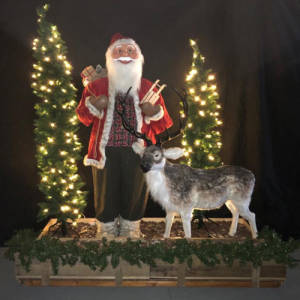 Weihnachts-Dekopaneele Weihnachtsman 200 x 100 cm