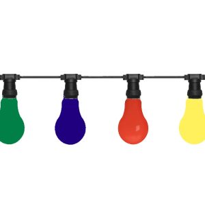 Lichterkette 25 m bunt