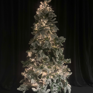Schnee-Weihnachtsbaum mittel