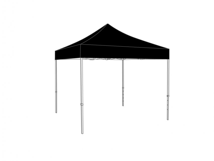Faltzelt 3 x 3 meter