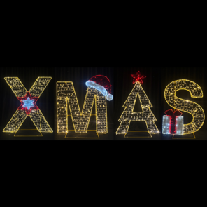 XMAS Leuchtbuchstaben